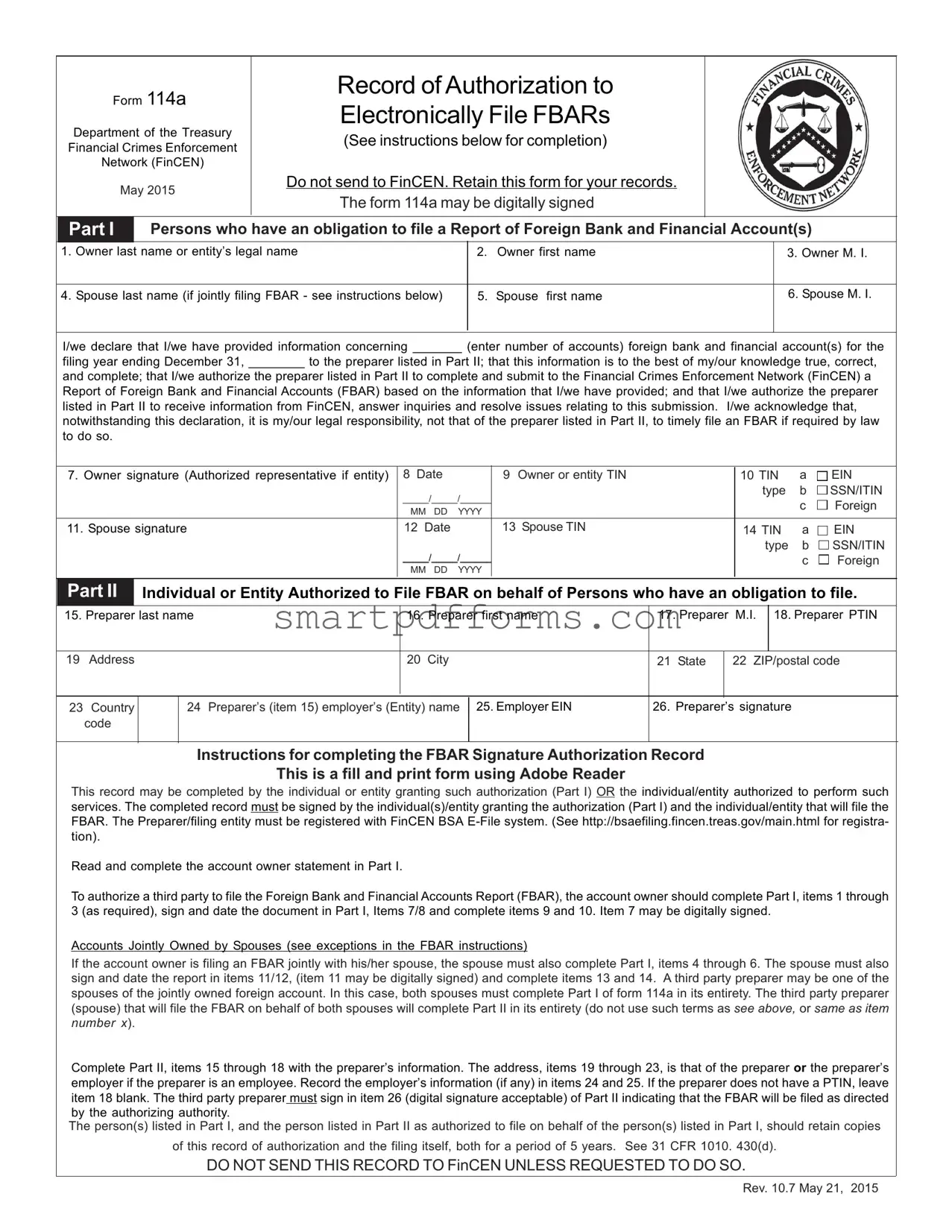 Blank 114A PDF Template