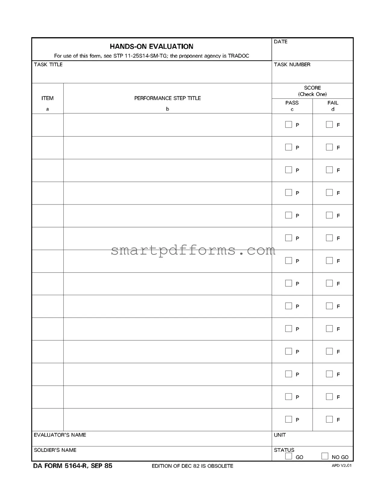 Blank 5164 R PDF Template