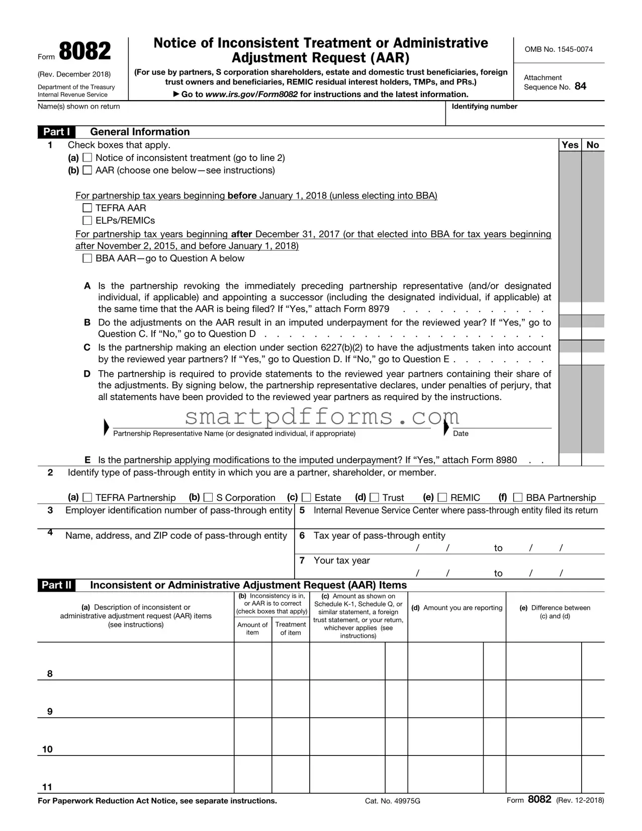Blank 8082 PDF Template