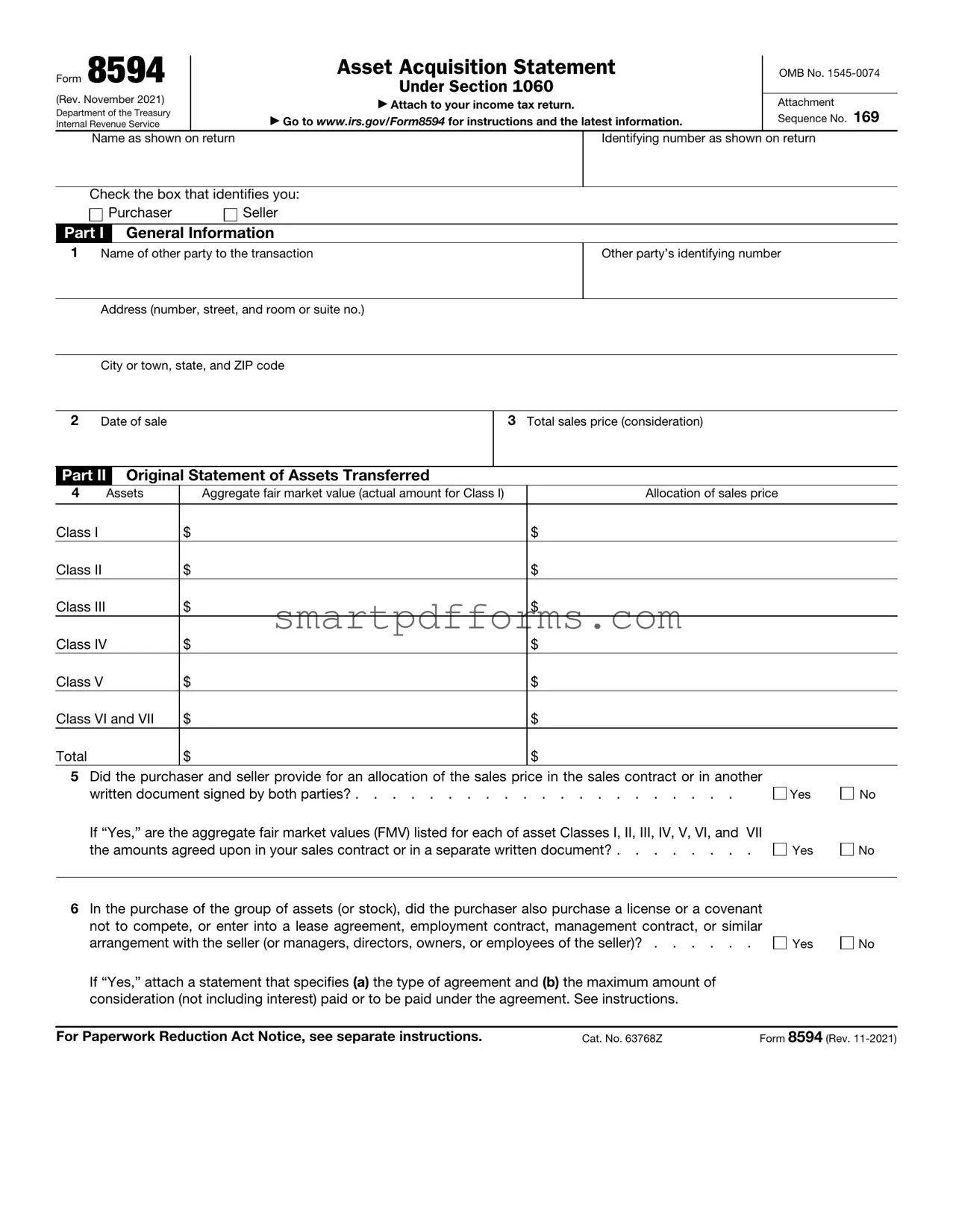Blank 8594 PDF Template