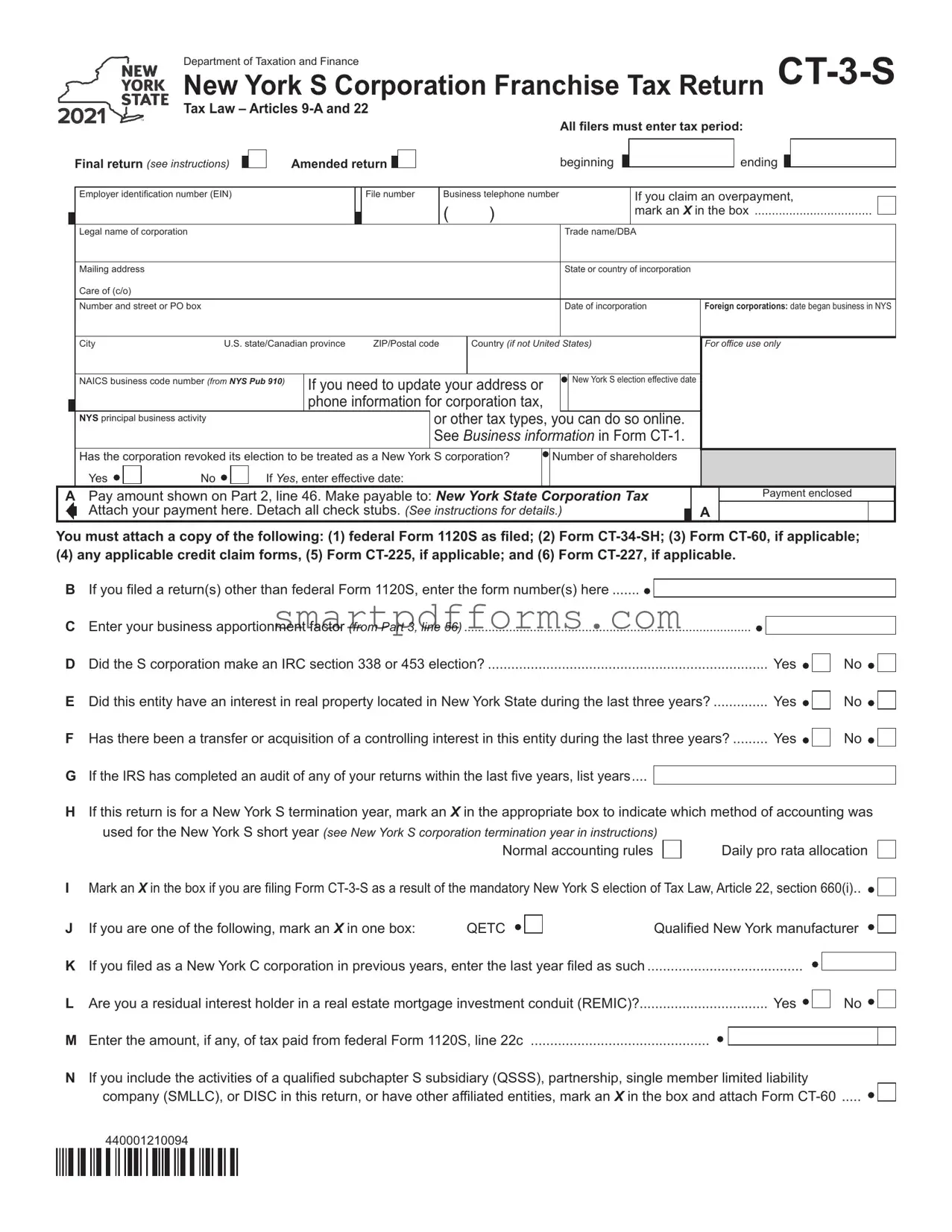 Blank Ct 3 S PDF Template