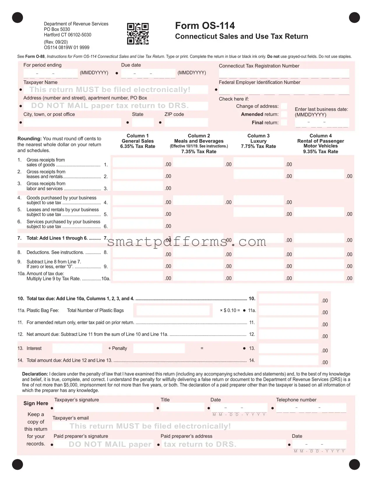 Blank Ct Os 114 PDF Template