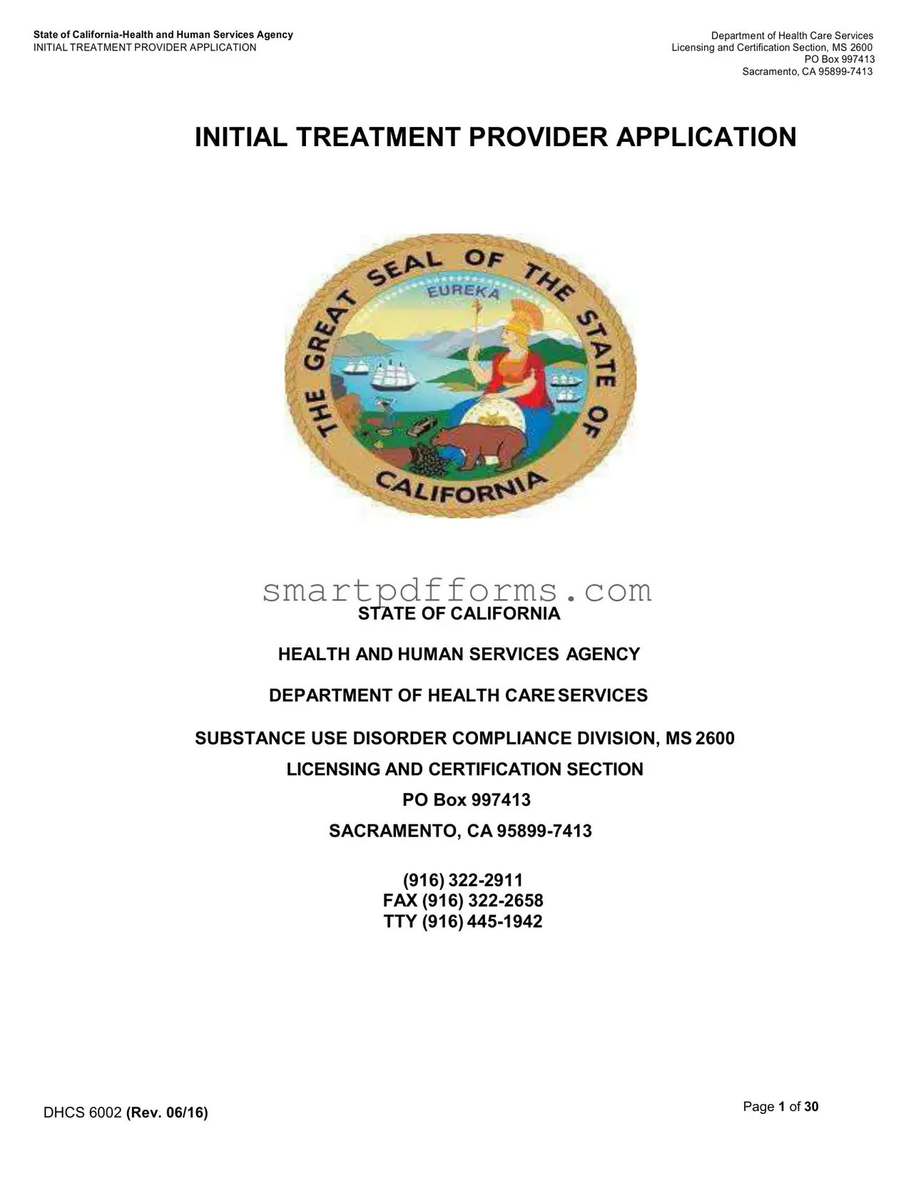 Blank Dhcs 6002 PDF Template