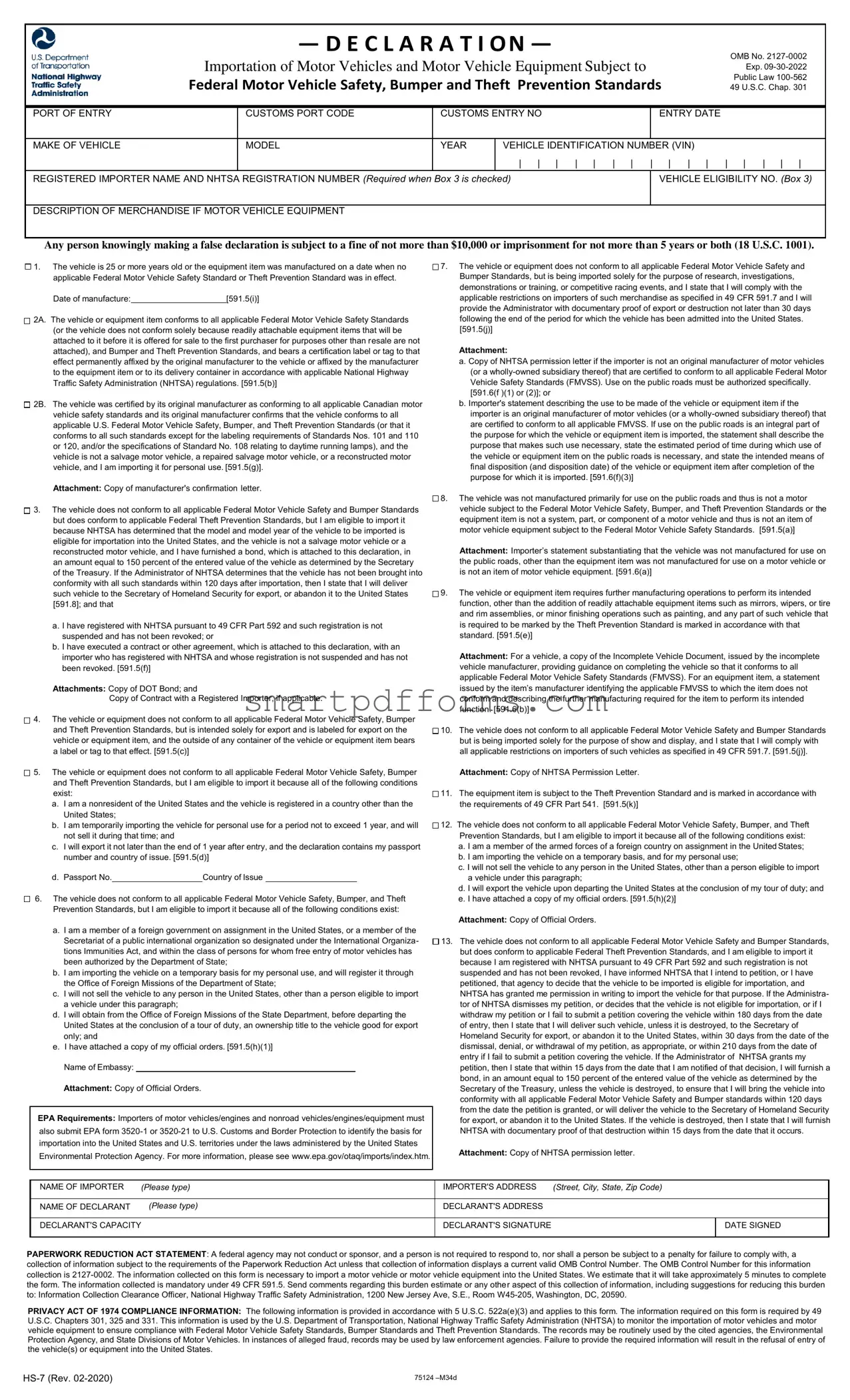 Blank Dot Hs 7 PDF Template