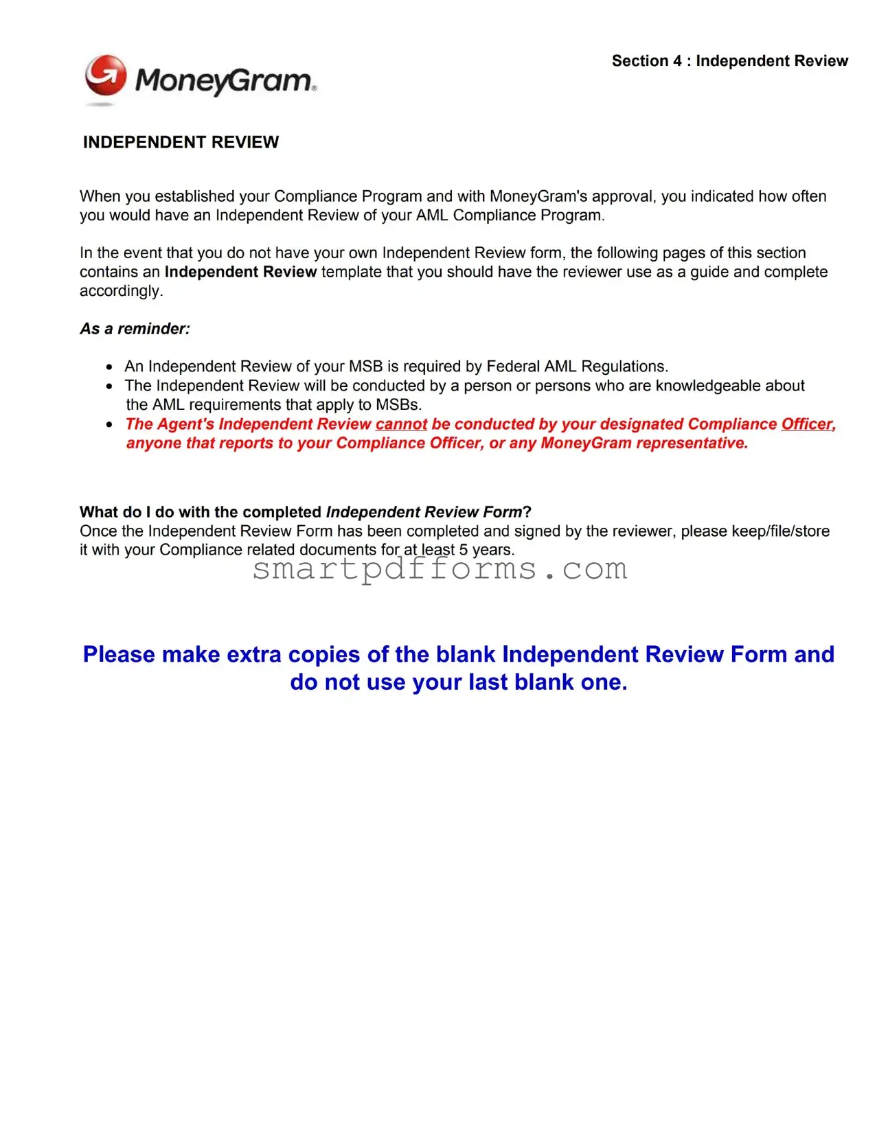 Blank Independent PDF Template