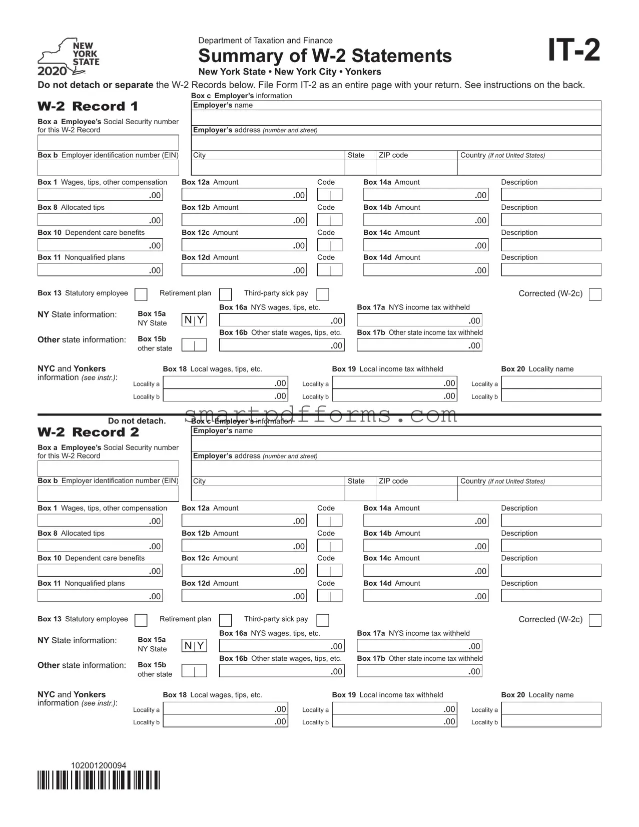 Blank It 2 PDF Template