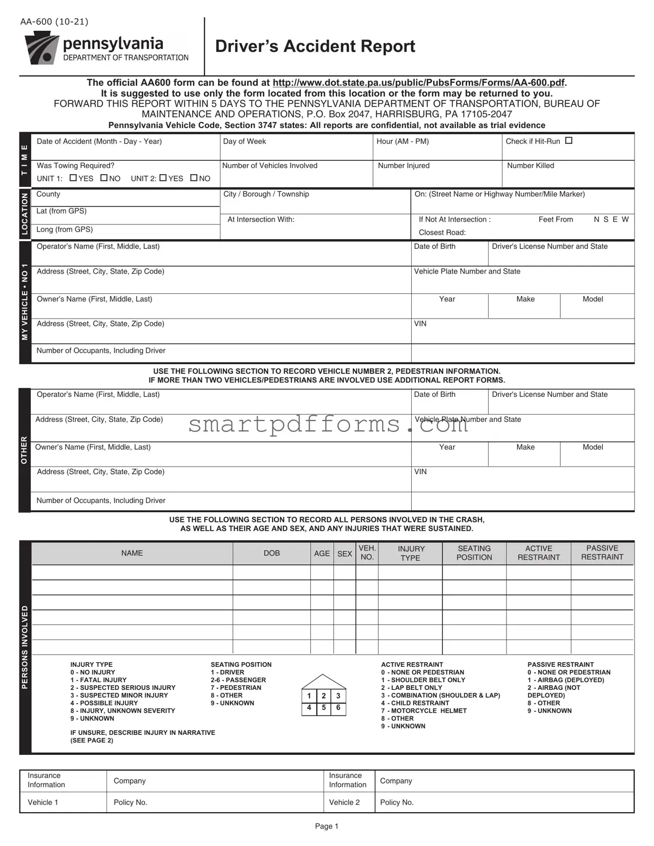 Blank Pa Aa 600 PDF Template