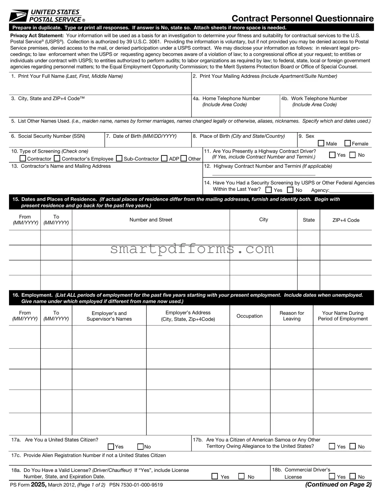 Blank Ps PDF Template
