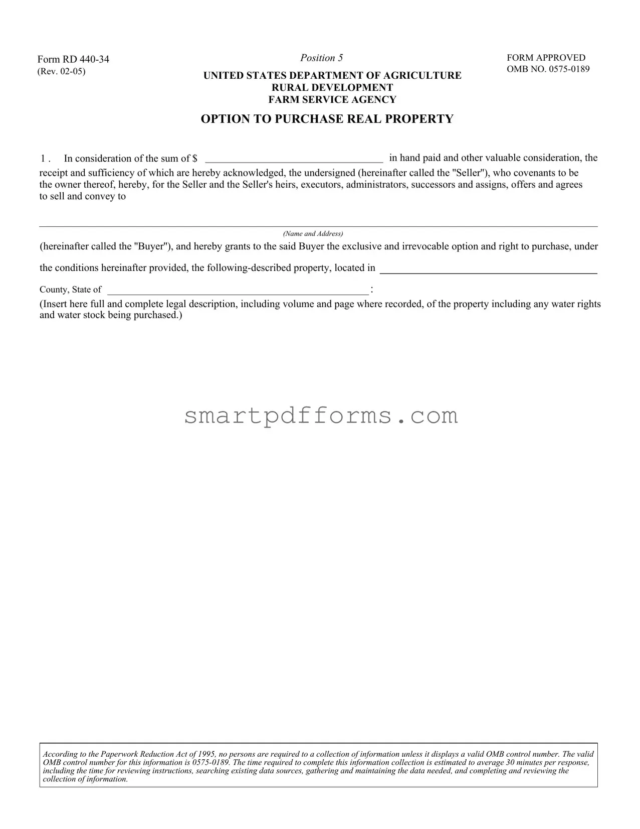 Blank Rd 440 34 PDF Template