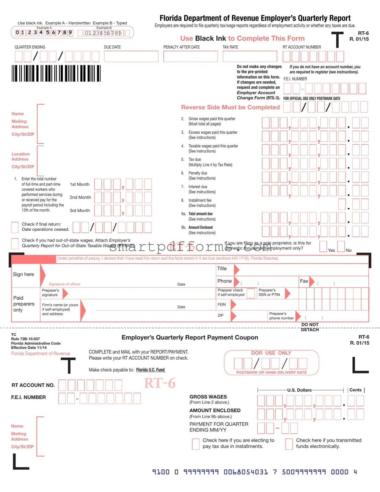 Blank Rt 6 PDF Template