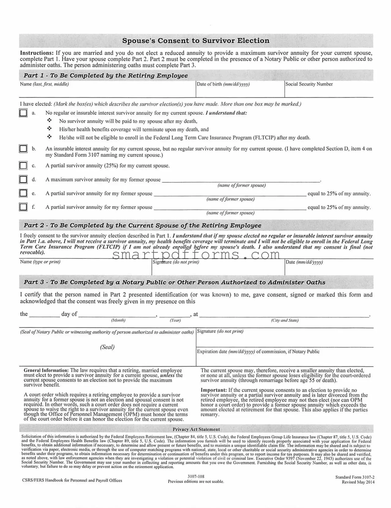 Blank Sf 3107 2 PDF Template