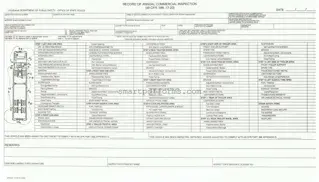 Blank 49 Cfr Record Commercial Inspection PDF Template