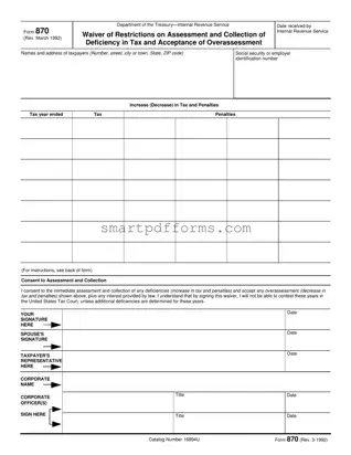 Blank 870 PDF Template