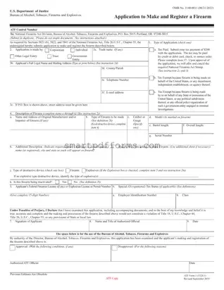 Blank Atf 1 PDF Template