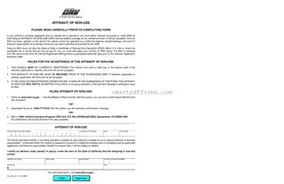 Blank California Affidavit of Non-Use REG 5090 PDF Template