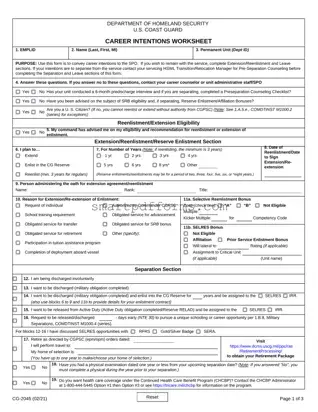 Blank Cg 2045 PDF Template