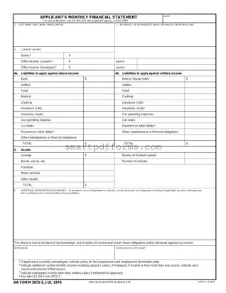 Blank Da 3072 2 PDF Template