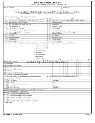 Blank Da 7274 PDF Template