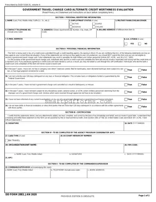 Blank Dd 2883 PDF Template