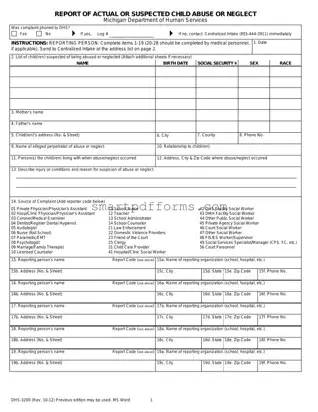Blank Dhs 3200 PDF Template