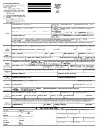 Blank Dmv H 13 PDF Template