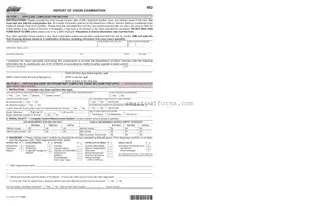Blank Dmv Vision PDF Template