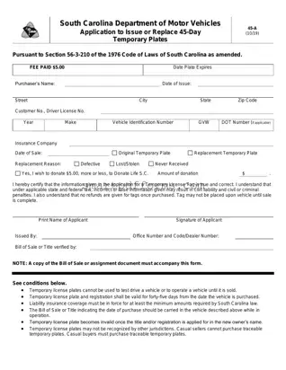 Blank Dmw 45 A PDF Template