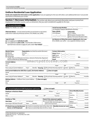 Blank Freddie Mac 65 PDF Template