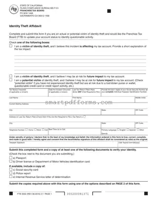 Blank Ftb 3552 PDF Template