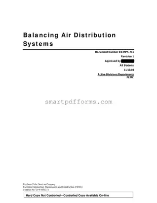 Blank Hvac Air Balance Report PDF Template