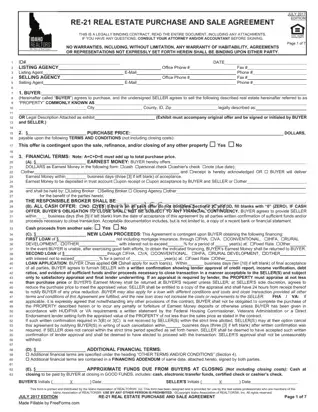 Blank Idaho Re 21 PDF Template