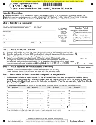 Blank Il 941 X PDF Template