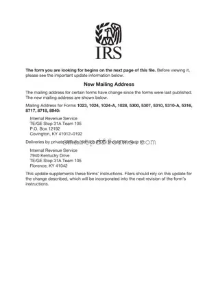 Blank IRS 1024 PDF Template