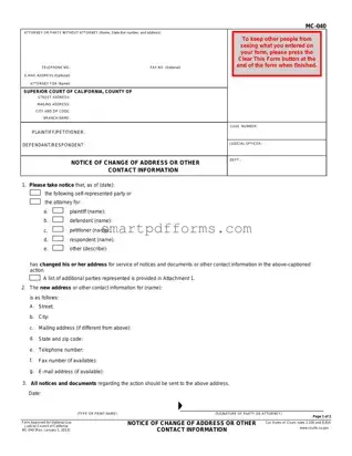 Blank Mc 040 Sample PDF Template