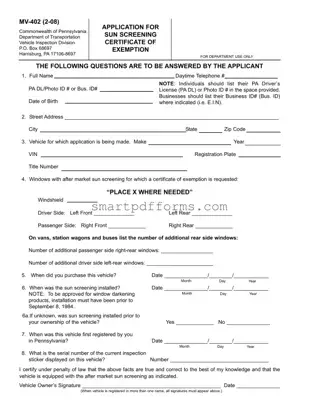 Blank Mv 402 PDF Template