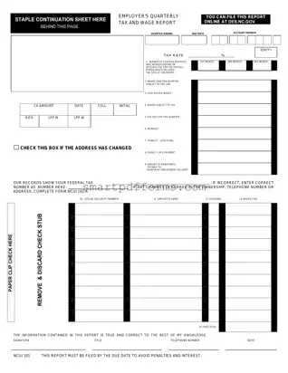 Blank Ncui 101 PDF Template