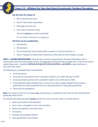 Blank Nj L 8 PDF Template