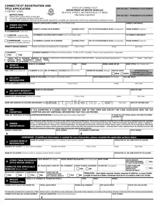 Blank Official Registration PDF Template