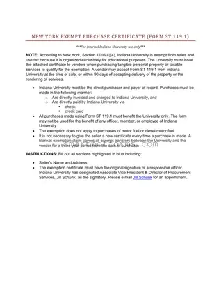 Blank St 119 1 Exempt PDF Template