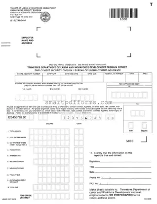 Blank Tennessee Lb 0456 PDF Template