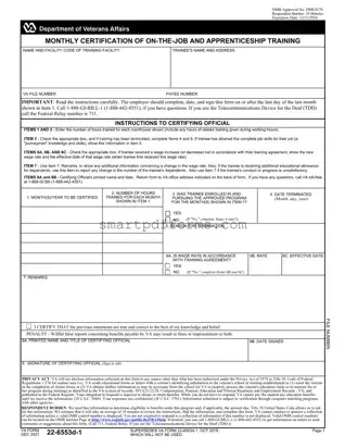 Blank Va 22 6553D 1 PDF Template