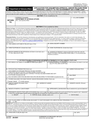 Blank Va 26 6381 PDF Template
