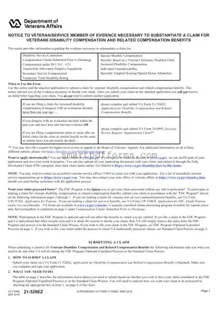 Blank VBA VA 21-526EZ PDF Template