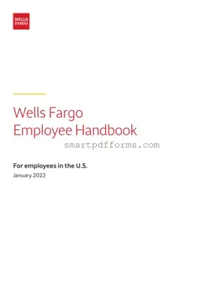 Blank Wells Fargo Letter Head PDF Template