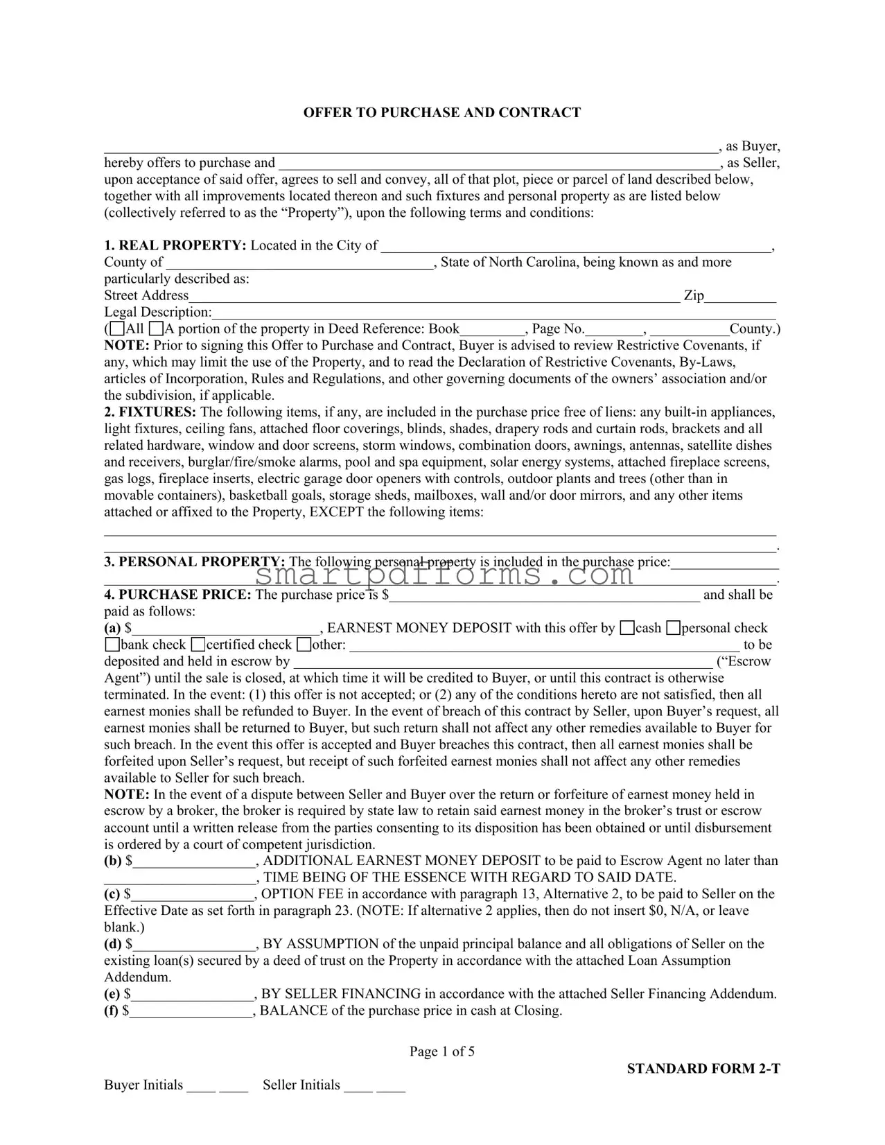 Blank Standard 2 T PDF Template