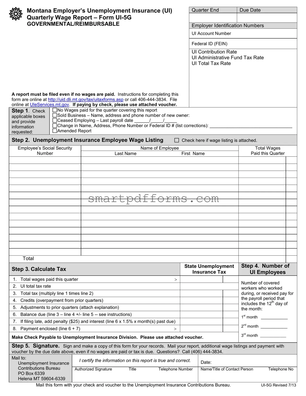 Blank Ui 5G PDF Template