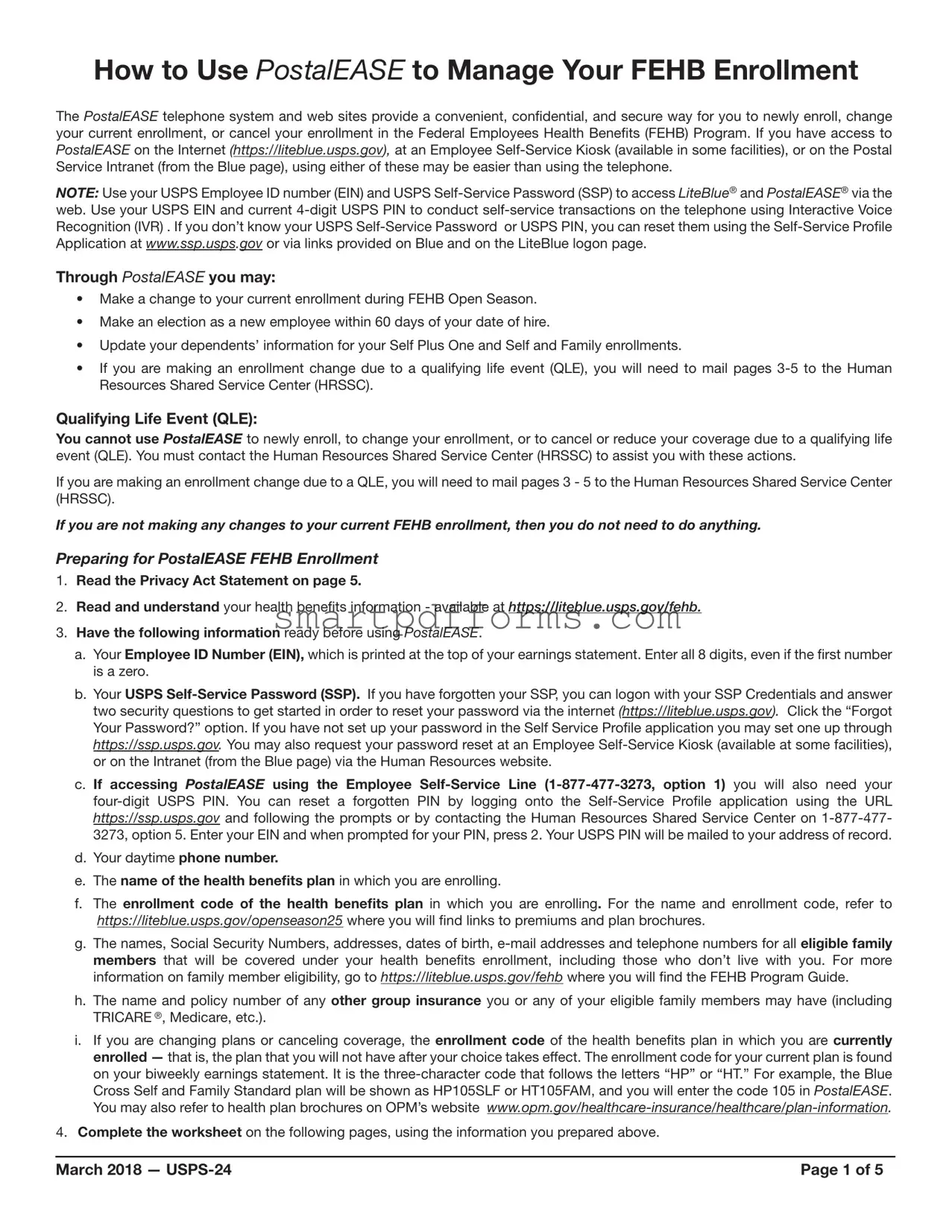 Blank Usps 24 PDF Template
