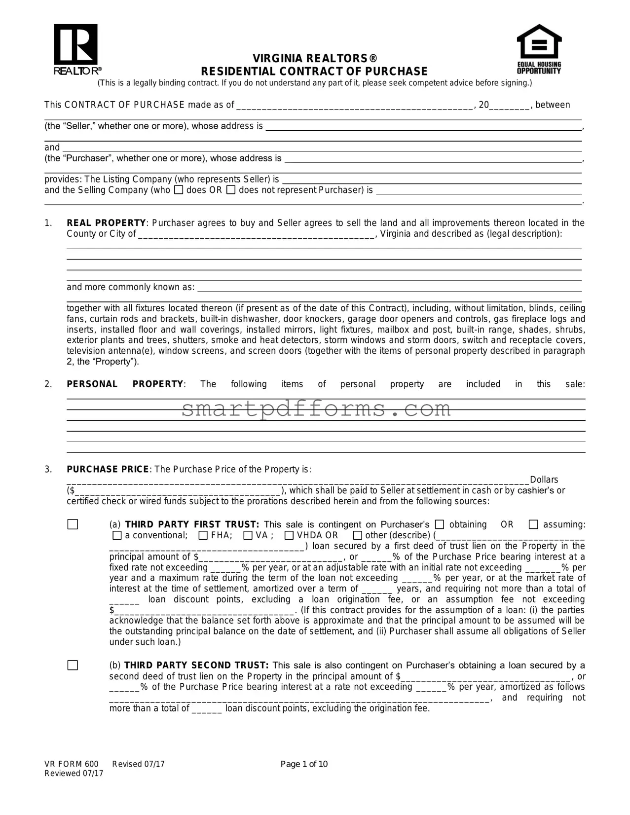 Blank Var 600 PDF Template