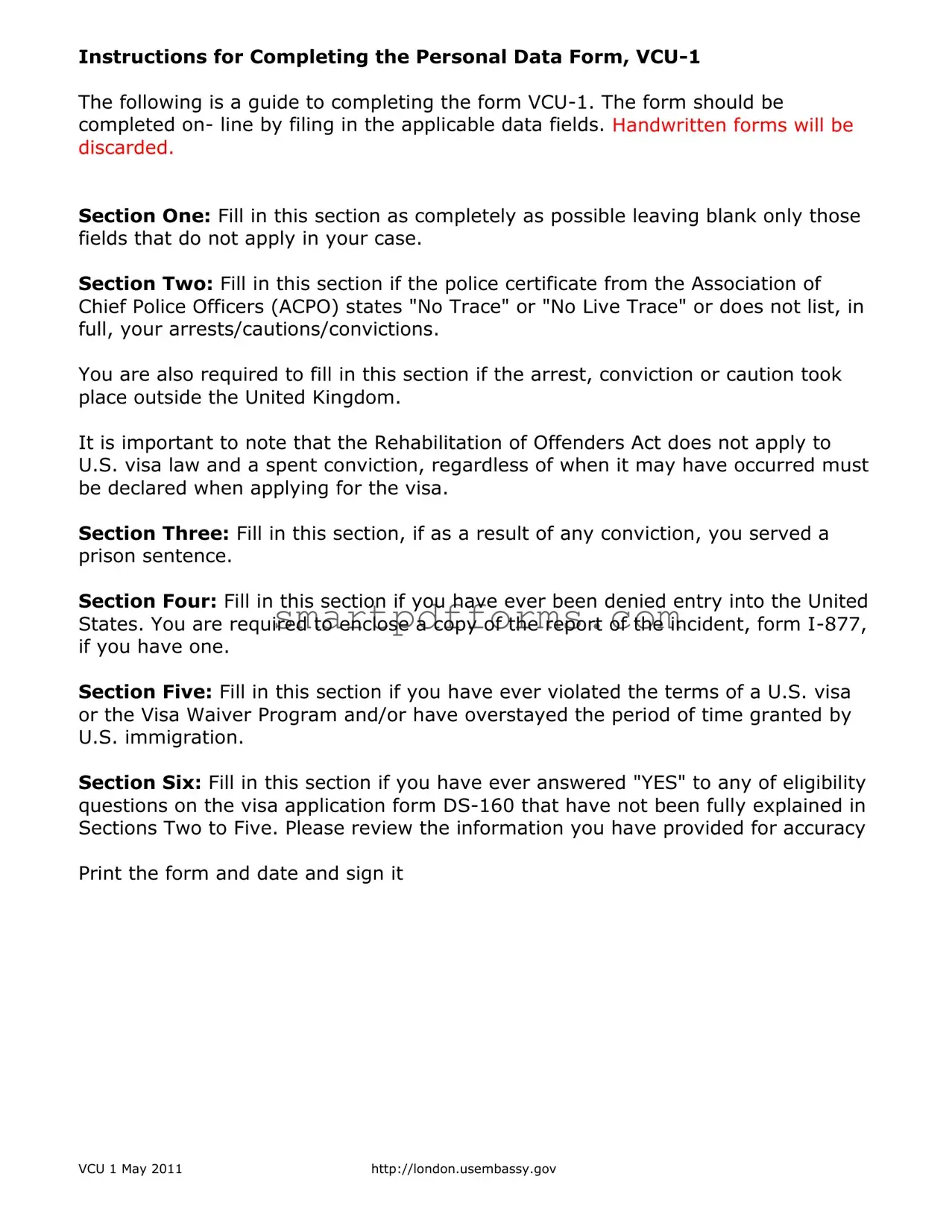 Blank Vcu 1 PDF Template
